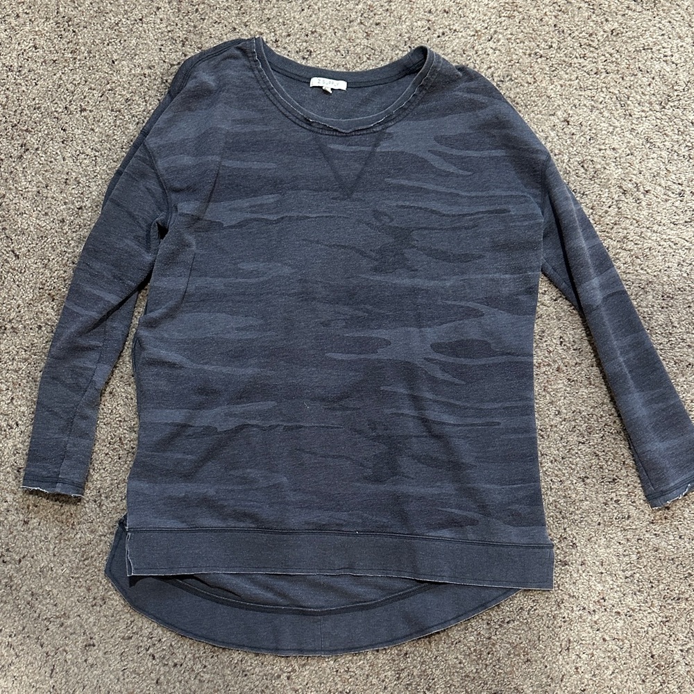 Z Supply Navy Long Sleeve Top
